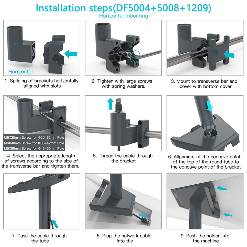 HOLACA Starlink Gen 3 Pipe Adapter, Starlink Gen 3 Mount,