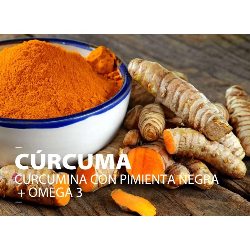 Naturagel Cúrcumacurcumina+pimienta Negra+omega 3 30 Cap Sabor Sin Sabor