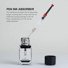 TOYANDONA 6 x Fountain Pen Converter 3. 4 and 2. 6 Converter for Standard Fountain Pen for Refill from Ink Glass Plug Converter for Fountain Pens Various Manufacturers
