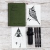 uni-ball Intense Charcoal, 3 Pack Uni-PIN Fineliner Drawing Pen, Dark
