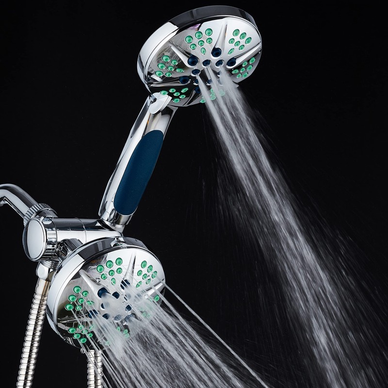 HOTEL SPA – Anti-Clog Shower Heads with Handheld Spray-High Pressure