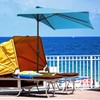 Btstil Half Parasol Replacement Roof, 5 Struts Semi-Circular Parasol Replacement
