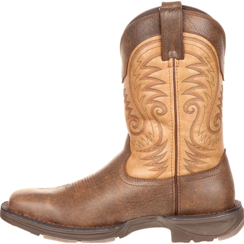 Durango Men's Ultralite Western Boot, Vintage Brown, 11 Wide