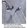 100% Solid Metal Shower Arm Diverter Valve for Hand Held