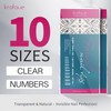 krofaue Nail Tips Lady French Style Acrylic Artificial Half Cover