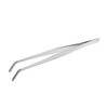 Aoje-Link Stainless Steel Tweezers with Curved Serrated Tip Sewing Machine
