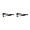 Noctua NA-SC1 Sx2, 3-Way Fan Splitter Cables, 4-Pin PWM (2-Pack,
