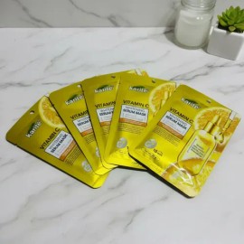 5 Mascarillas Facial Karité Vitamina C Ácido Hialurónico 30g                                                                                          