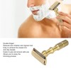 Manual Beard Trimmer Double Edge Replaceable Blades Prevent Slip Safe