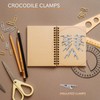 Spacesea 50 Pcs Metal Alligator Clip, Clip, Silver Tone Alligator
