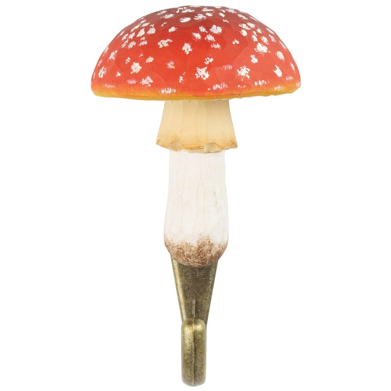 WILDLIFEGARDEN Wildlife Garden WG4558 Hook Toadstool - Hand Carved Wall