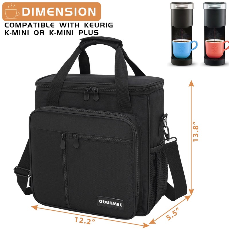 OUUTMEE Coffee Maker Carrying Bag Compatible with Keurig K-Mini or