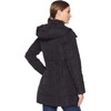 Cole Haan Women's Taffeta Down Coat with Bib Front and