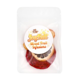 USTCM JoyFull Mixed Fruit Infusions Fruit Tea Single Pack All Natural Dried Fruits Mixed Flavors Make Perfect Tea! 15g (Red Dragon Fruit, Lemon, Kumquat, Pack of 3)
