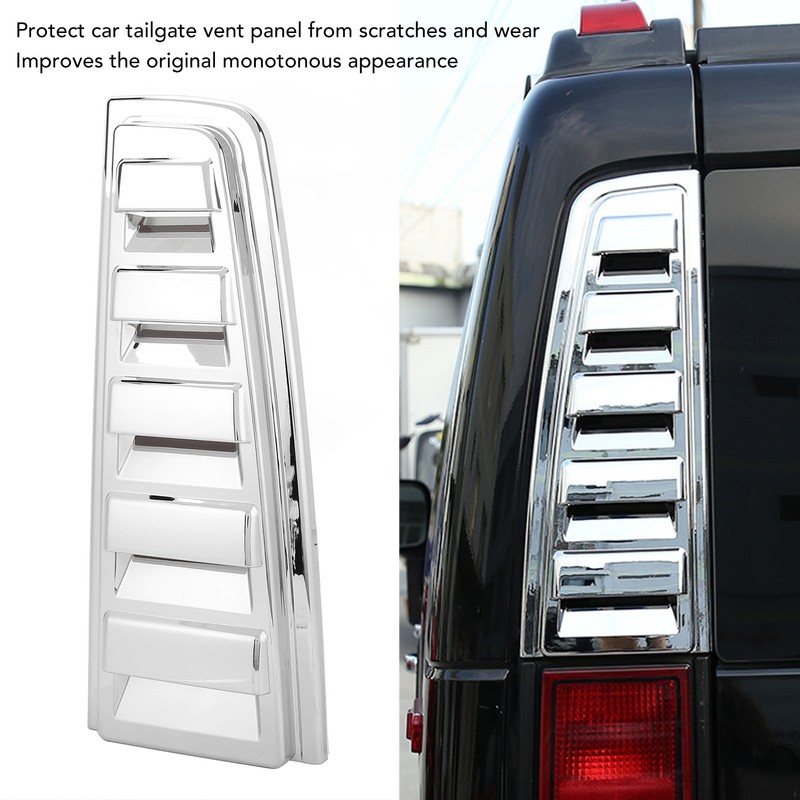 2PCS Car Tail Light Trim Frame Electroplating Bright Glossy Rust