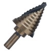 Spiral Step Drill Bit 10 Size Dark Yellow High Speed