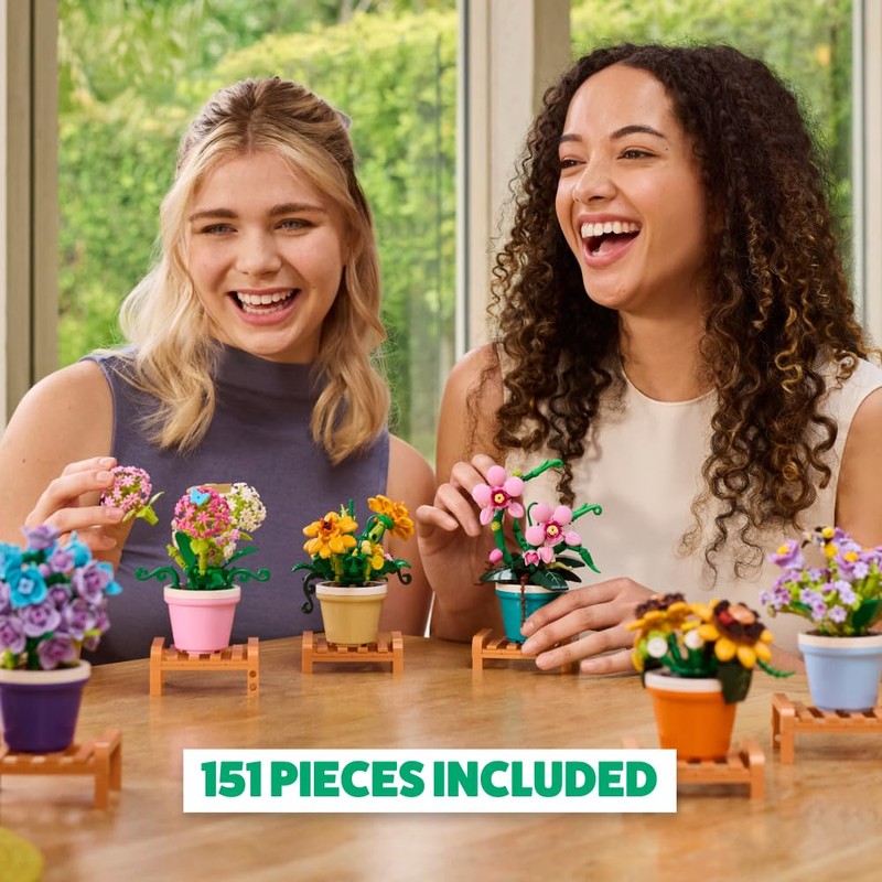 MAX Premium Garden Pot Plants Building Bricks Collection (up to