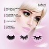 Laflare 3D NY MAX VOLUME 20-25mm Long Dramatic Styles, 100%