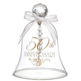 Hortense B. Hewitt Accessories 50th Anniversary Glass Bell