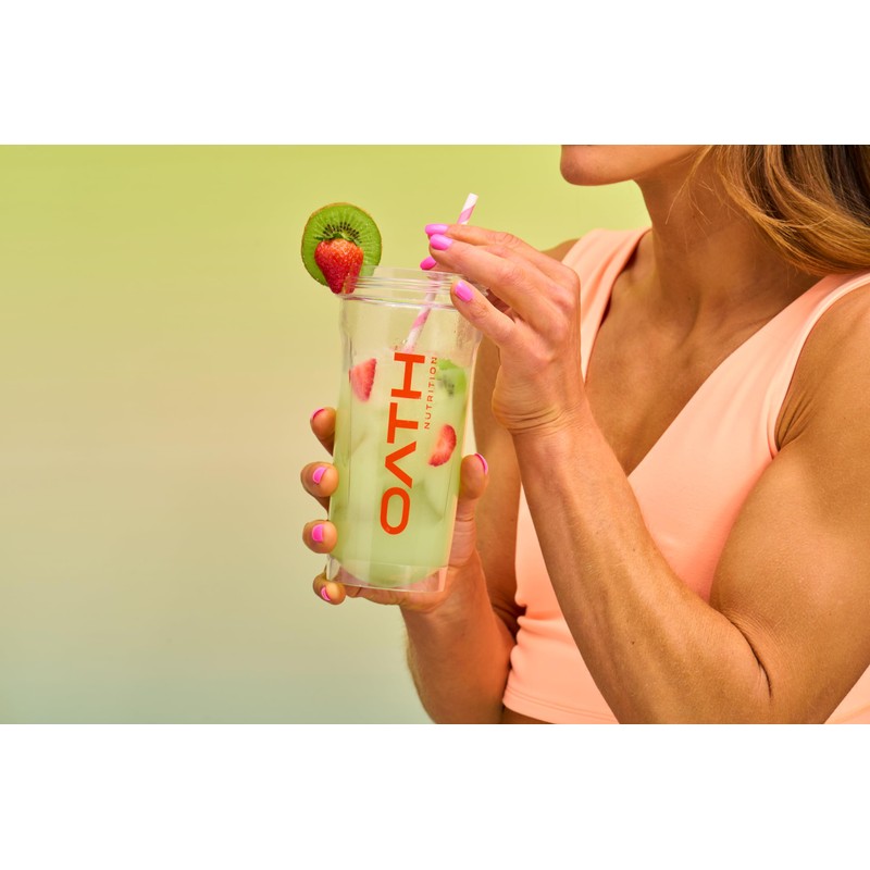 Oath Nutrition Clear Whey Isolate Protein Powder, Kiwi Strawberry, 20g