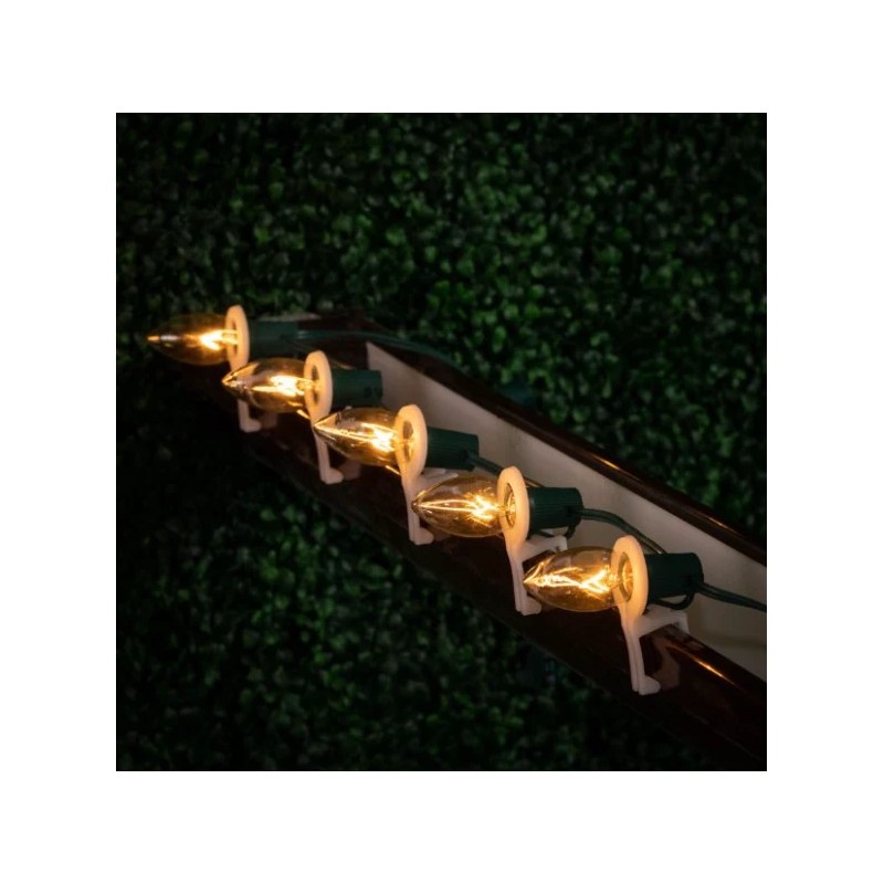 NOVELTY LIGHTS 25 PCS C9 7 WATT LONG LIFE BULBS