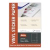 30 Sheets A4 Sticker Paper, Printable Not Waterproof Matte Vinyl