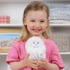 Curlimals Perry Polar Bear Arctic Glow Teddy Bear, Sensory toys,