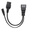 C20 to C7 C19 Y Splitter Power Plug Cord Single
