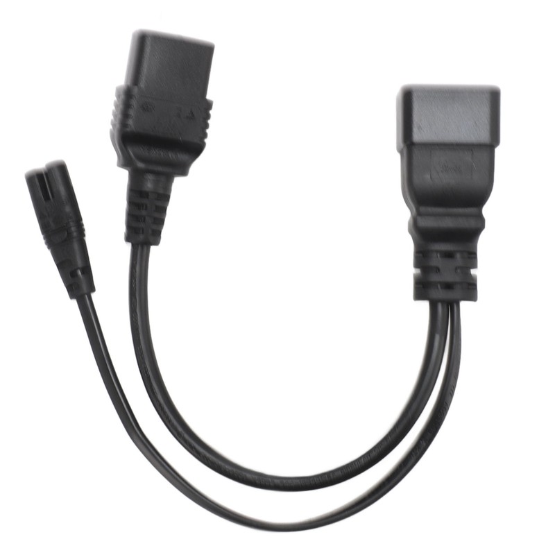 C20 to C7 C19 Y Splitter Power Plug Cord Single