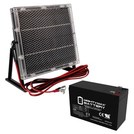 Mighty Max Battery 12V 9AH Battery for GoPed ESR Range + 12V Solar Panel Charger