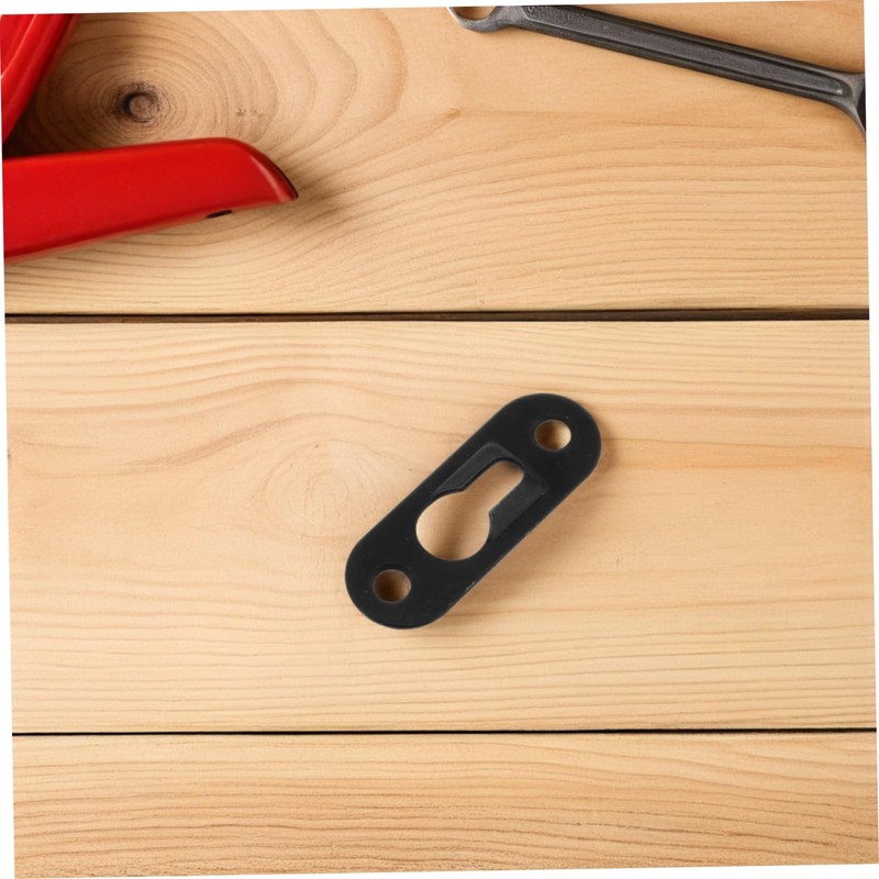 TEHAUX 30pcs Metal Keyhole Hangers Picture Hanging Plates Wall Brackets