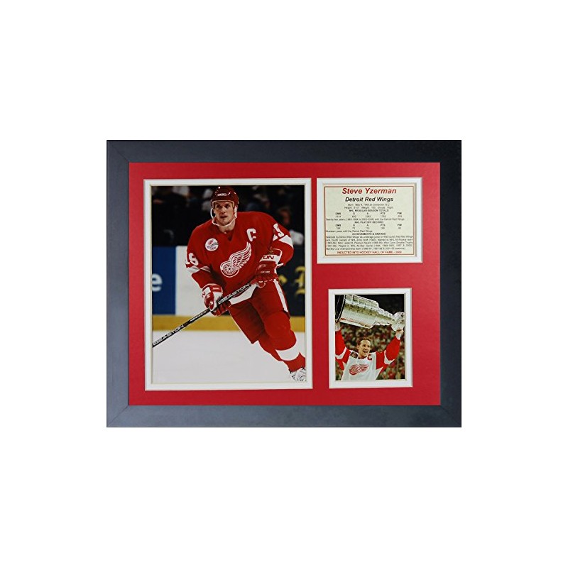 Legends Never Die Steve Yzerman Collage Photo Frame, 11" x