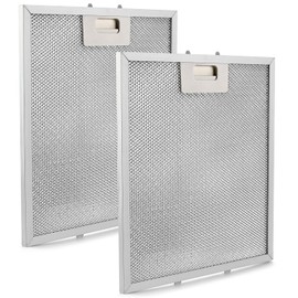 2-Pack W10169961A Hood Vent Grease Filter 10.5" X 12" Microwave Grease Filter With 3-Layer Aluminum Mesh Compatible with Whirlpool, Jenn.Air Range Hoods Replaces W10875058 W11245983 by AMI PARTS