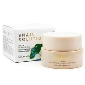 Nature Republic Snail Solution Cream 52ml / 네이처리퍼블릭 스네일 솔루션 크림 52ml