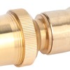Brass Narrow Fan Jet Water Fountain Nozzle Spray Head Adjustable
