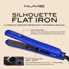 NuMe Silhouette Hair Straightener - Blue | Ceramic Hair Straightener