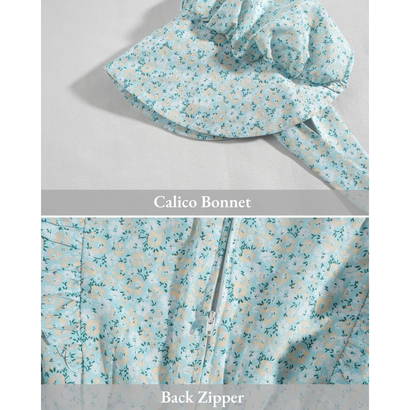 Nuoqi Prairie Dress - Disfraz colonial para niñas, disfraz de