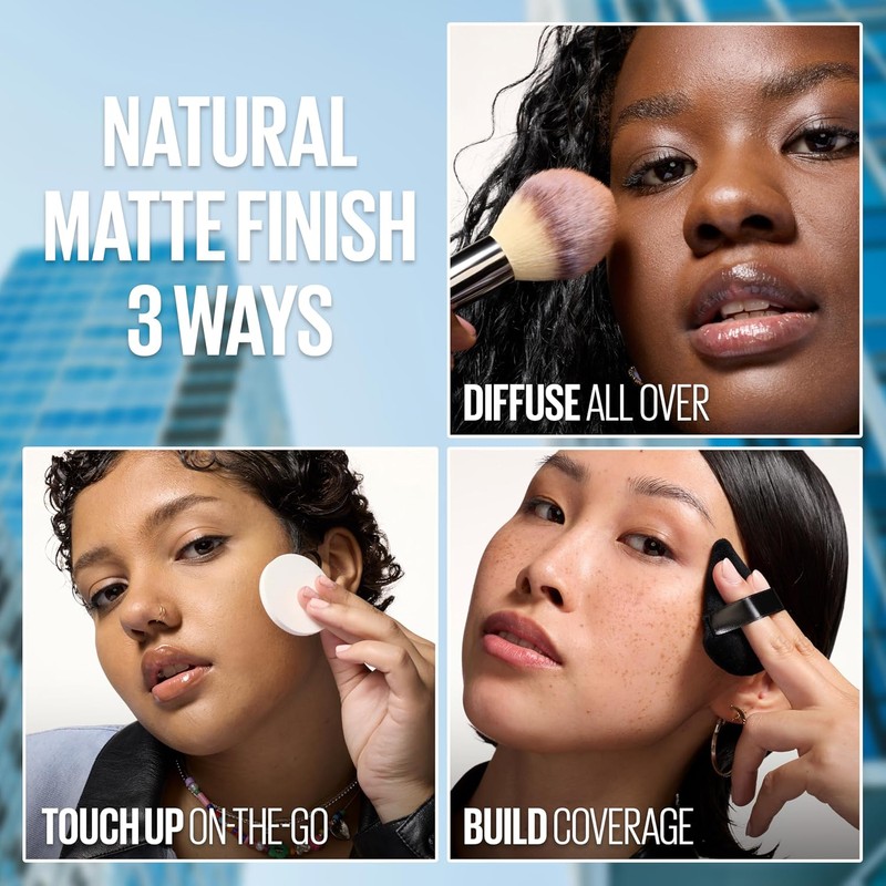 Fit Me Matte + Maquillaje en Polvo Maybelline – Beige