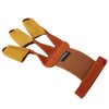TOPARCHERY Finger Hand Protective Gloves Leather Target Arm Guard 3