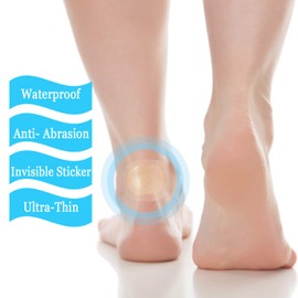 SATINIOR 20 Pieces Blister Pads, Blister Bandages, Blister Gel Guard, Waterproof Blister Prevention New Material Blister Cushions for Fingers, Toes, Forefoot, Heel