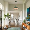SESIMENT Green Farmhouse Pendant Light, 3 Packs 10.5 inch, Modern