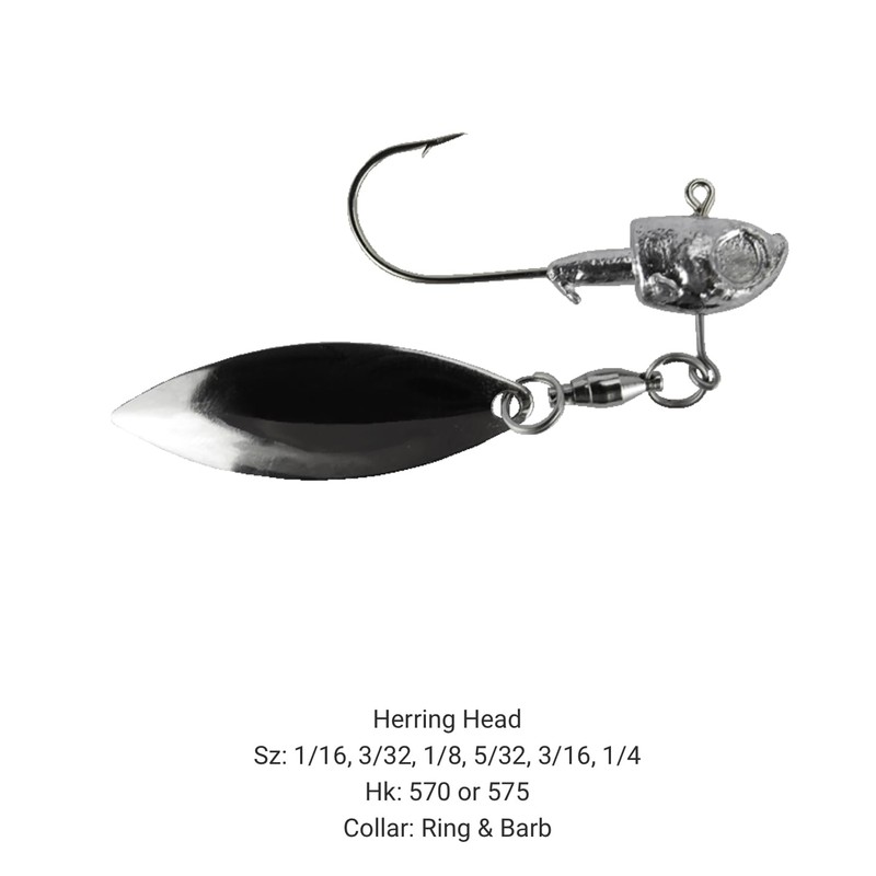 Do It Mold Herring Head Jig Size 1/16, 3/32, 1/8,