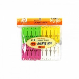 Heavy-Duty Spring Clothespins 20-Pack Clothespin 2ea