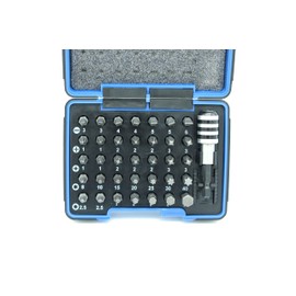 TMAX 36 pc Impact Ready Screwdriver Bit Set Kit with One Quick Release Chuck