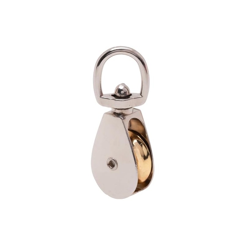 Sterling PULZ8 Single Swivel Pulley Wheel, silver