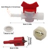 Rabbit Watering System Bucket Connector kit with 5/16'' Barb,Bulkhead Fitting,Mesh