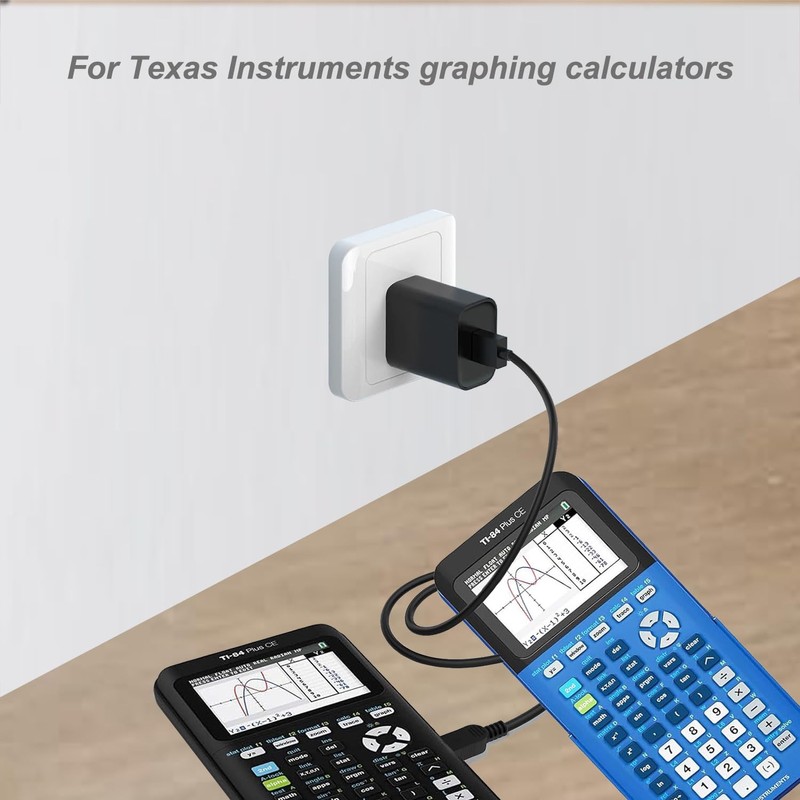 AC Adapter Charger for Texas Instruments TI-84 Plus CE Graphing