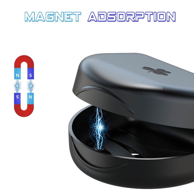 JJOVCE 2 PCS Retainer Cases, Solid Orthodontic Retainer Cases. (Black)