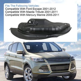 DICMIC Rear Passenger Right Side Shock Rust Repair Kit Shock Tower Patch Panel Compatible with 2001-2012 Ford Escape 2001-2011 Mazda Tribute 2005-2011 Mercury Mariner Replace# 924-358, 5L8Z-7827886-AA