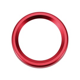 REPAIROCK 1 Pc Engine Start Stop Button Control Switch Knob Cover Ring for Ford Maverick 2022 Key Ignition Starter Knob Ring Cover Decoration Aluminum Alloy Red